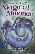 B27MAGA Image 1 Cover of Llewellyn's 2027 Magical Almanac, a watercolor illustration of a mermaid-like figure underwater, subtitled Practical Magic for Everyday Living.