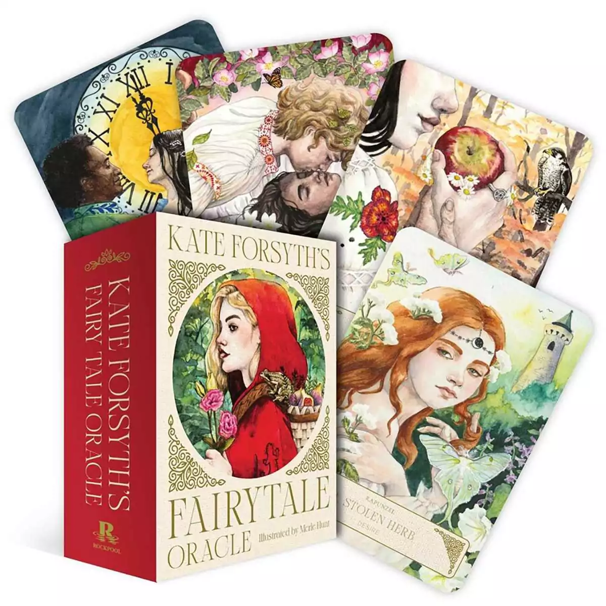Kate Forsyth’s Fairytale Oracle — Merle Hunt Watercolor Oracle Deck of Eleven Tales